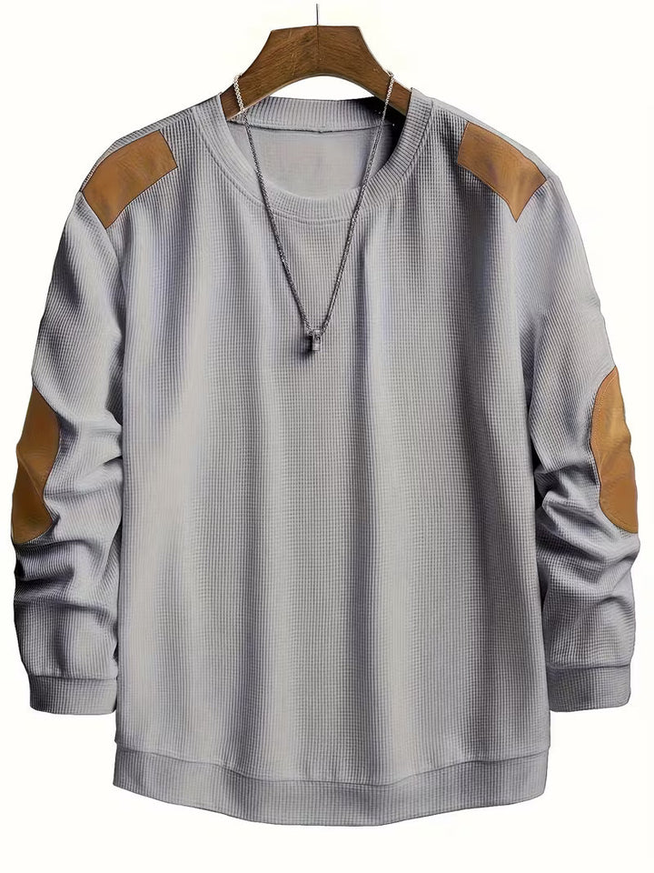Joaol – Afslappet Sweatshirt I Vaffelstrik