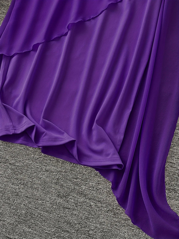 Maren – Elegant Midikjole Uden Ærmer