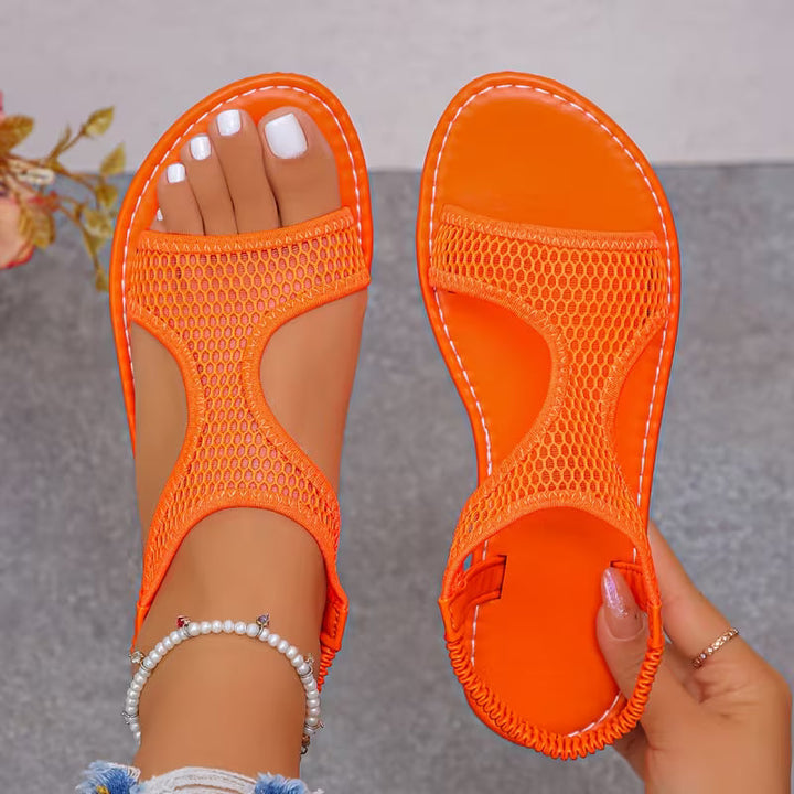 Alysin – Flade Sandaler i åndbart Mesh