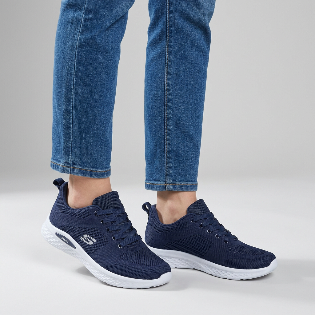 Alixia - Komfortabel Sneaker Med Snørebånd