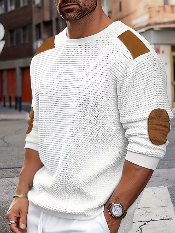 Joaol – Afslappet Sweatshirt I Vaffelstrik