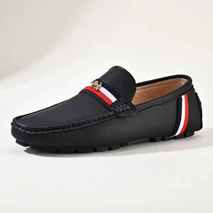 Javon - Behagelig loafer med striber