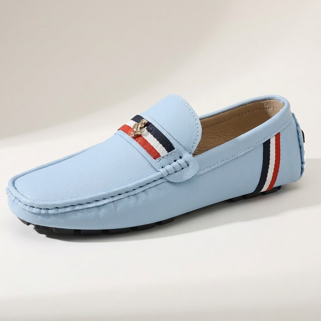 Javon - Behagelig loafer med striber