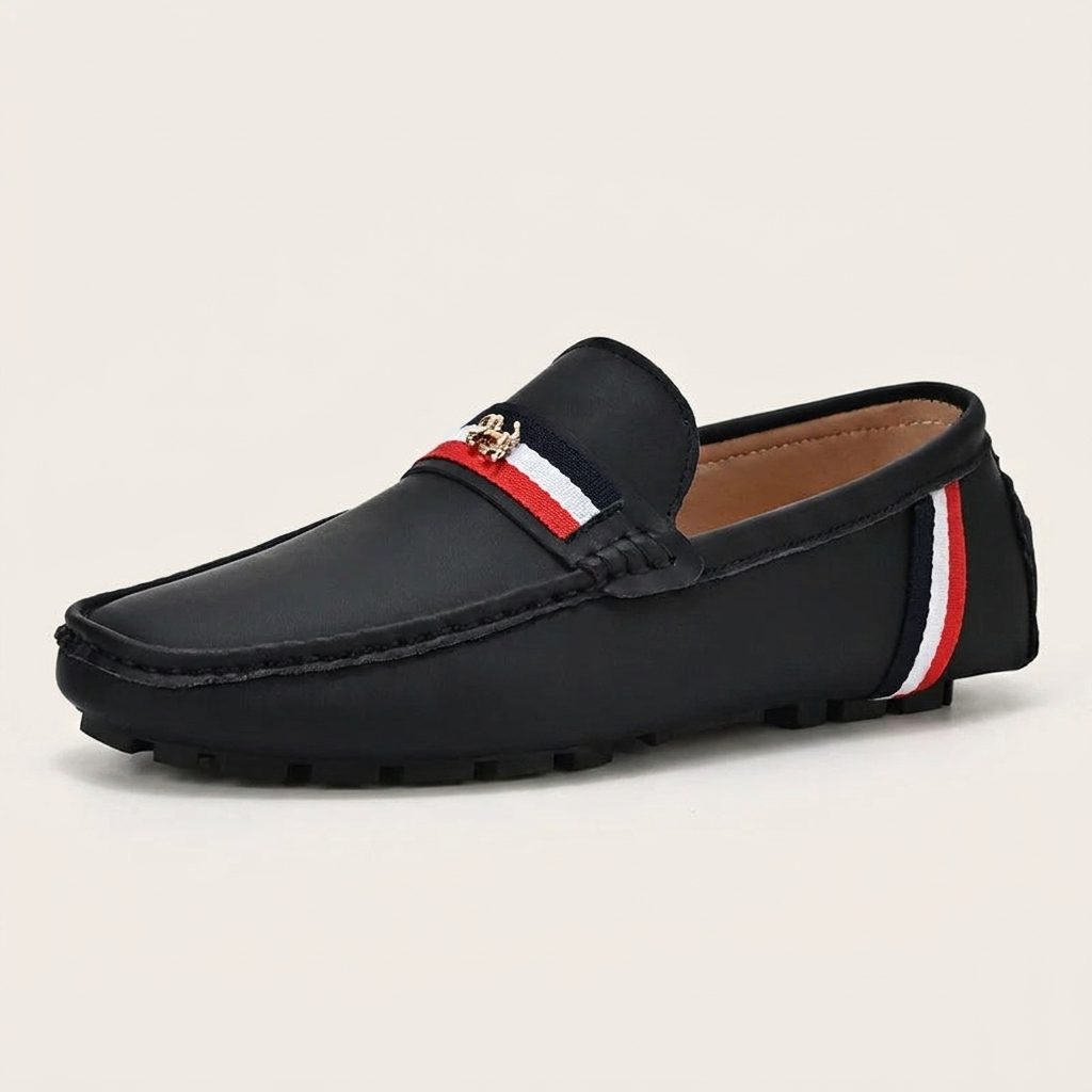 Javon - Behagelig loafer med striber