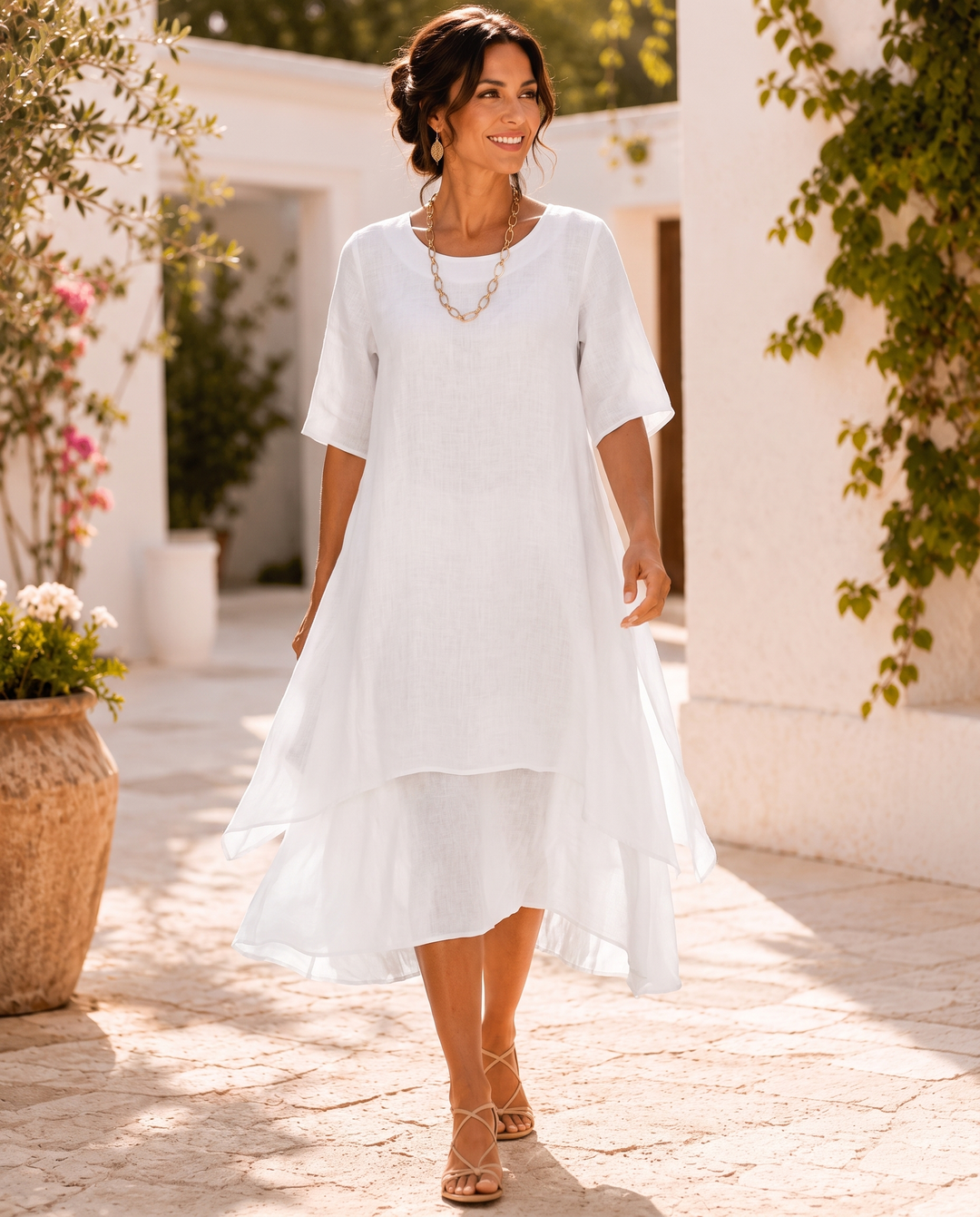 Isilde - Elegant og Behagelig Maxi Kjole