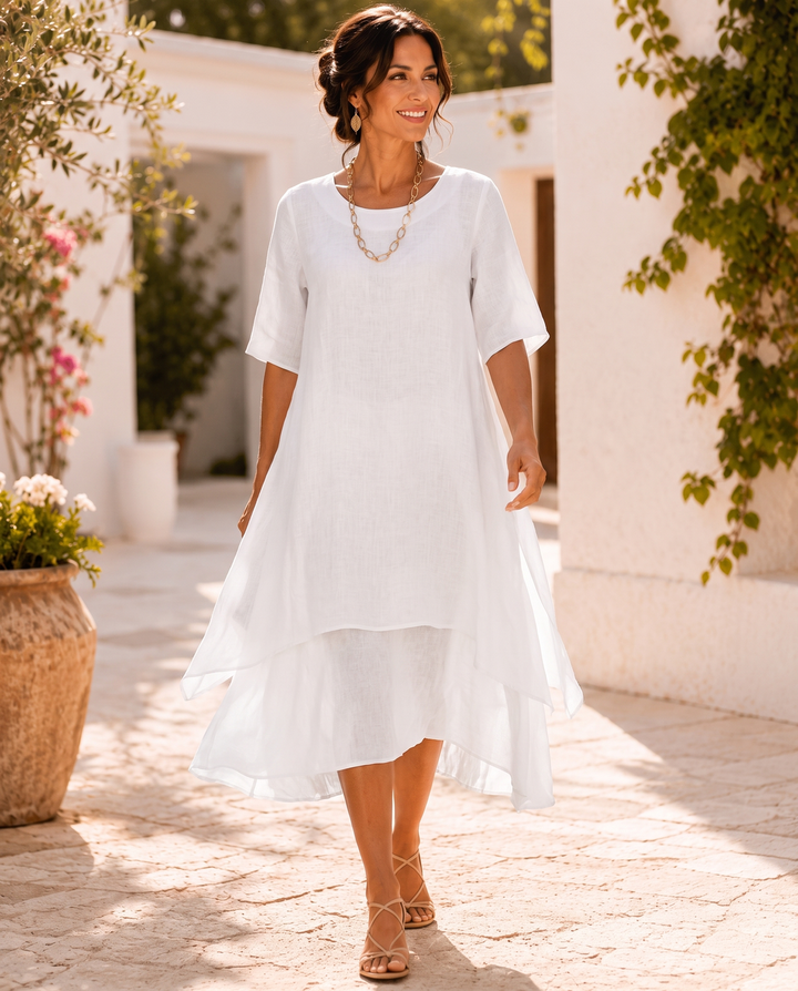 Isilde - Elegant og Behagelig Maxi Kjole