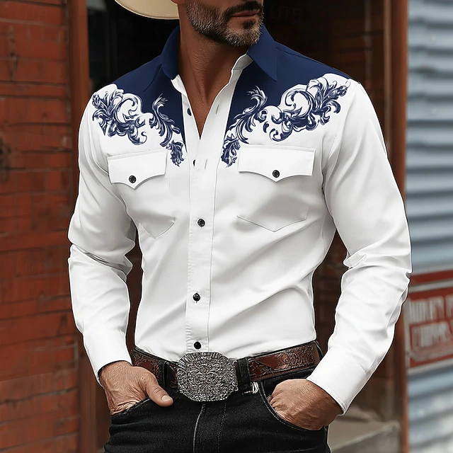 Leif – Klassisk Skjorte i Western-Stil