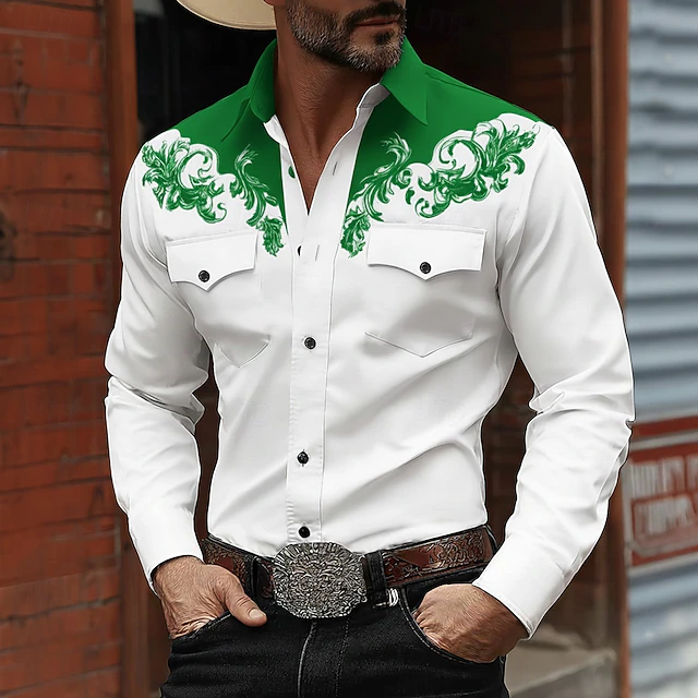 Leif – Klassisk Skjorte i Western-Stil
