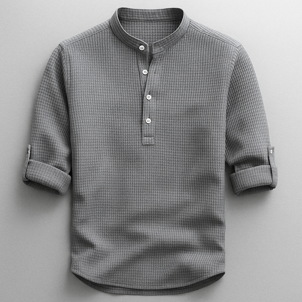 Antero – Langærmet Henley Skjorte