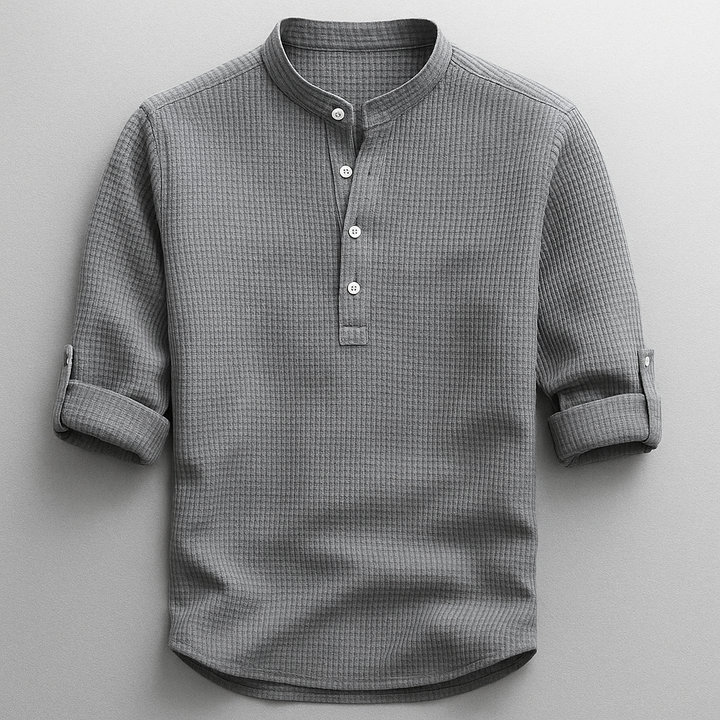 Antero – Langærmet Henley Skjorte