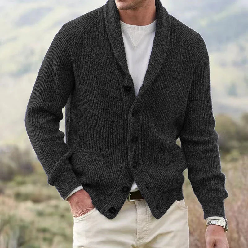 Yanis – Langærmet Cardigan Med Knapper