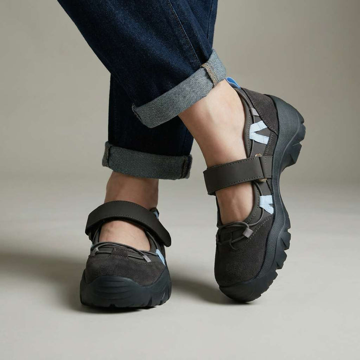 Wylma – Sneakers Med Tyk Sål og Velcrostrop