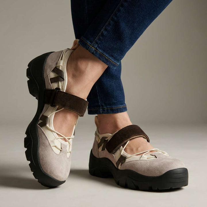 Wylma – Sneakers Med Tyk Sål og Velcrostrop
