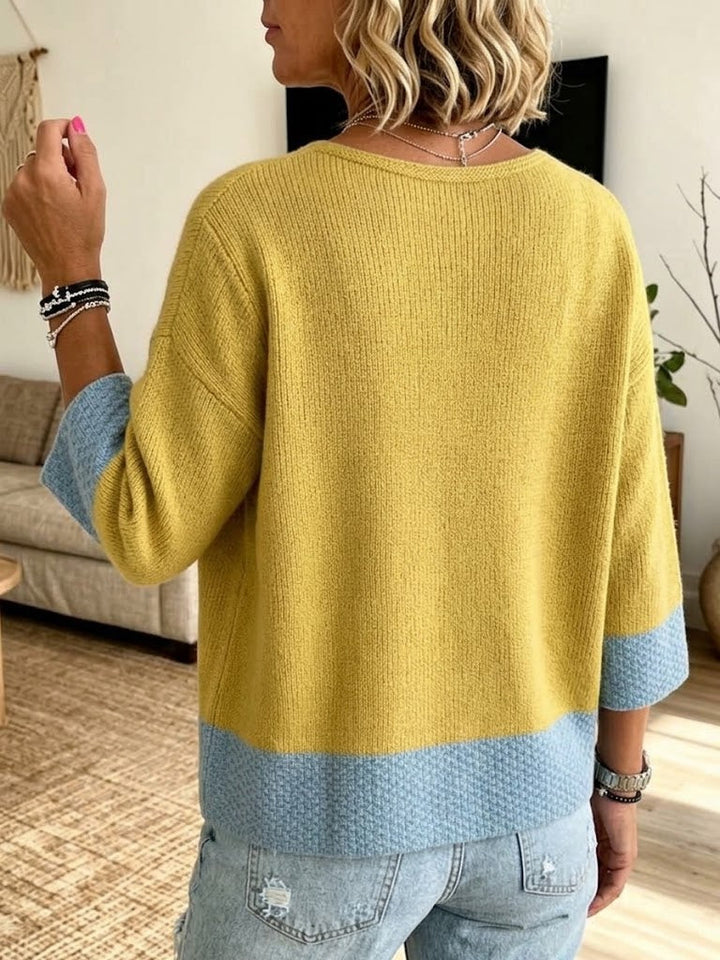 Nadege - Cardigan Décontracté en Maille