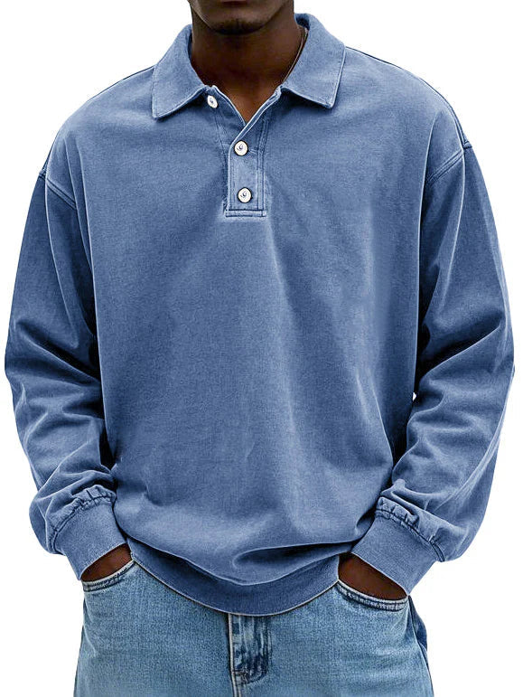 Leonel – Langærmet Poloshirt