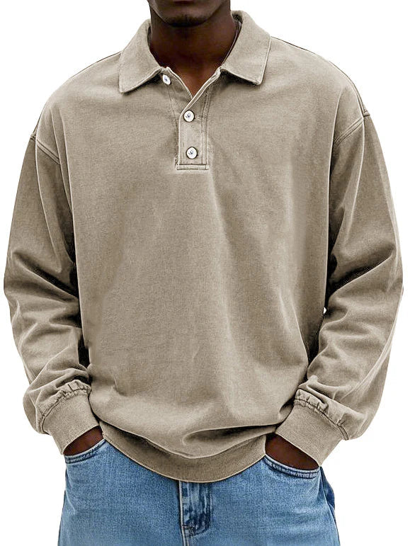 Leonel – Langærmet Poloshirt