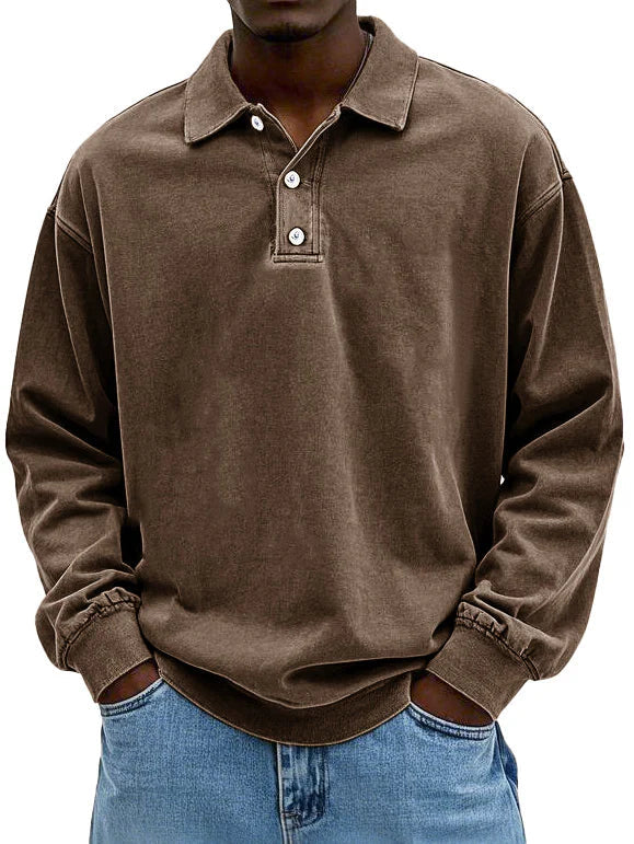 Leonel – Langærmet Poloshirt