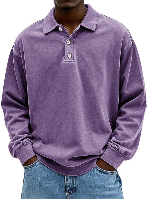 Leonel – Langærmet Poloshirt