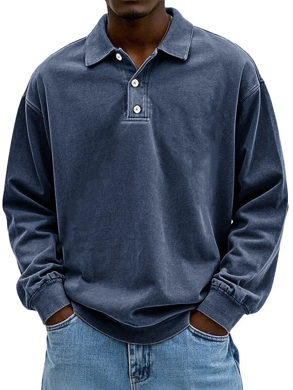 Leonel – Langærmet Poloshirt