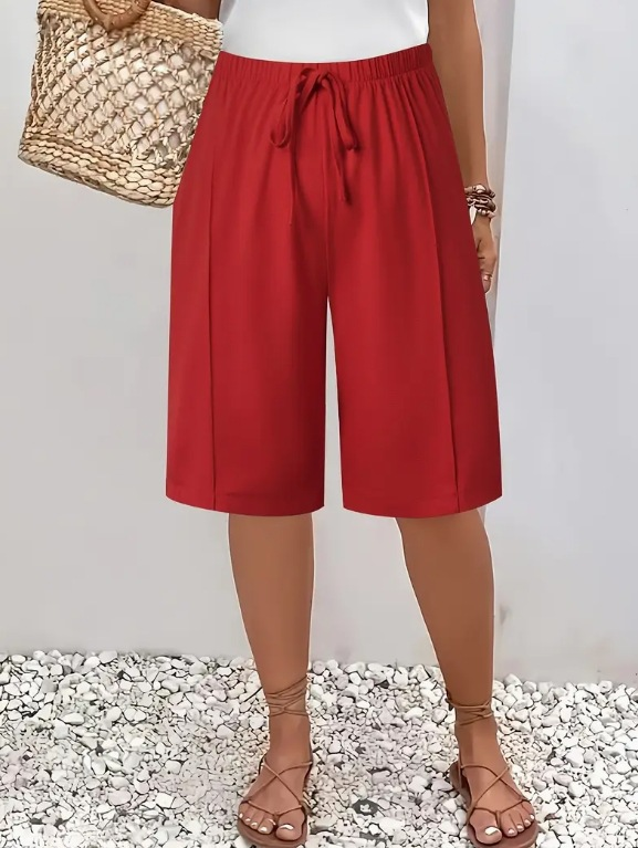 Piranda – Elegante Shorts Med Elastisk Talje