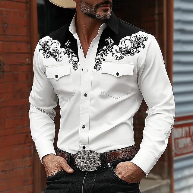 Leif – Klassisk Skjorte i Western-Stil