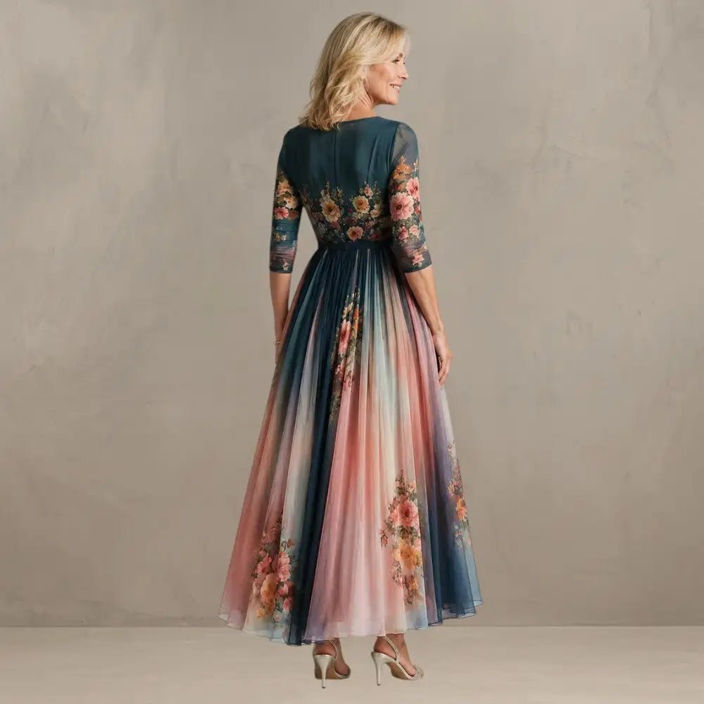 Willemse – Bohemian Inspireret Maxi Kjole Med Blomsterprint