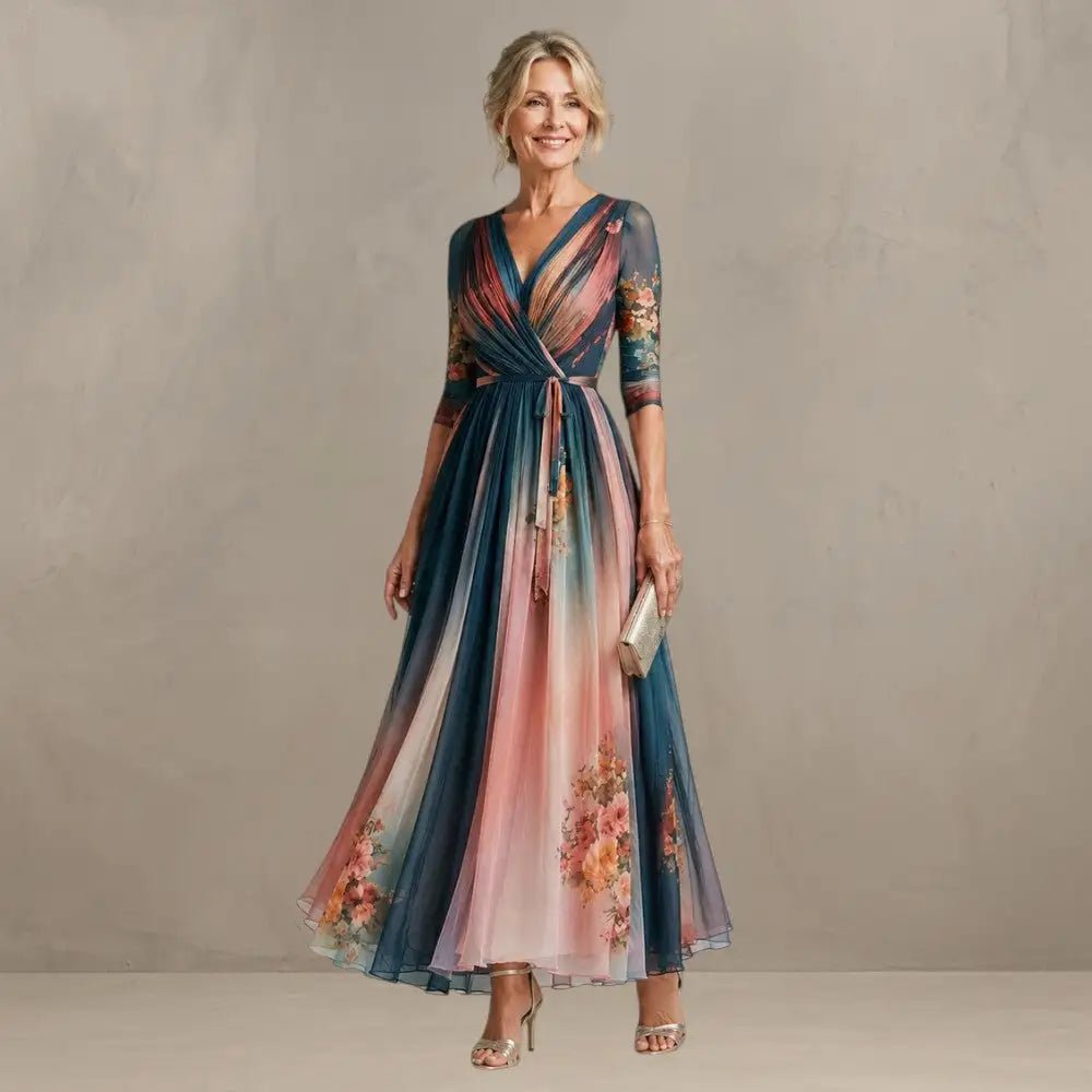 Willemse – Bohemian Inspireret Maxi Kjole Med Blomsterprint