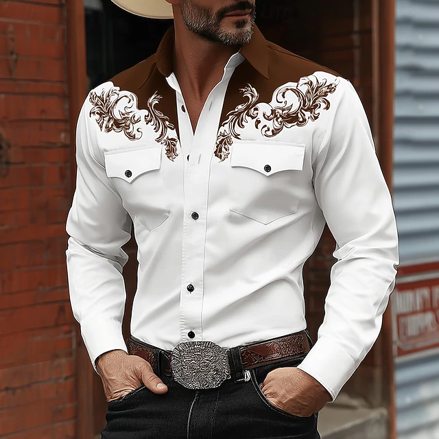 Leif – Klassisk Skjorte i Western-Stil